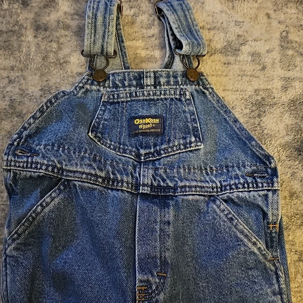 Osh Kosh B'gosh Toddler Classic Blue Denim Overalls